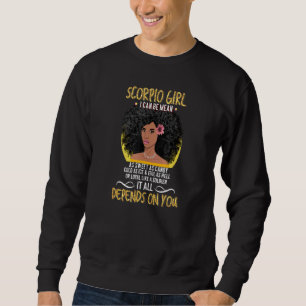Moletom Scorpion Zodiac Indica Meninas Afro-Americanas Dou