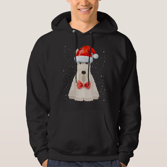 Moletom Scottish Terrier Christmas Xmas Scottie Dog (Frente)