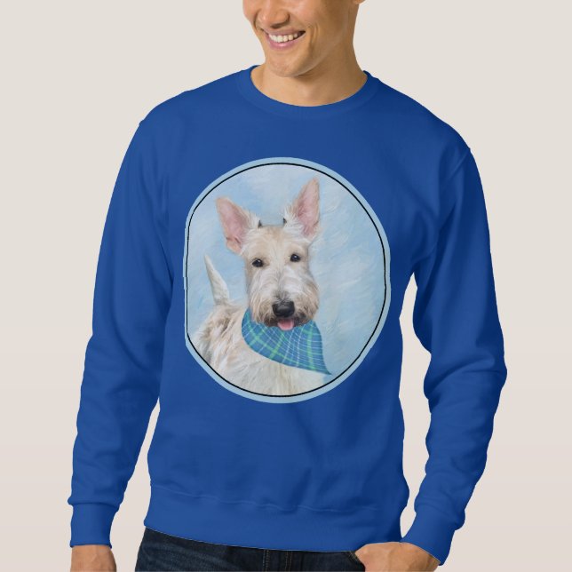 Moletom Scottish Terrier Wheaten Dog Painting (Frente)