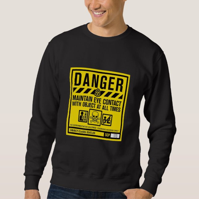Moletom Scp Foundation Danger Classe Euclid (Frente)