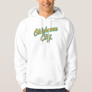 Moletom Script de Cidade de Oklahoma - Orgulho OKC Retroat
