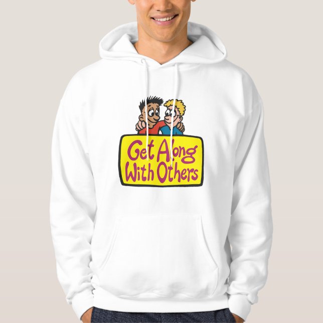 Moletom Se Dar Bem Com Outros Amigos Bondade e Unidade (Frente)