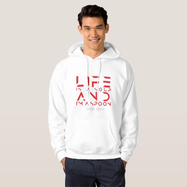 Moletom se lf é uma sopa, eu sou uma colher (Frente Completa)