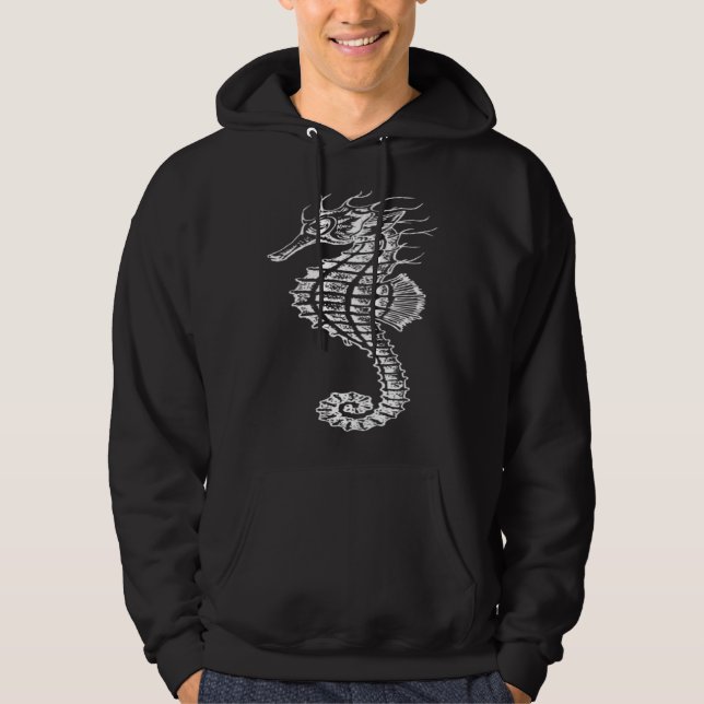 Moletom Seahorse Marine Fish in White (Frente)