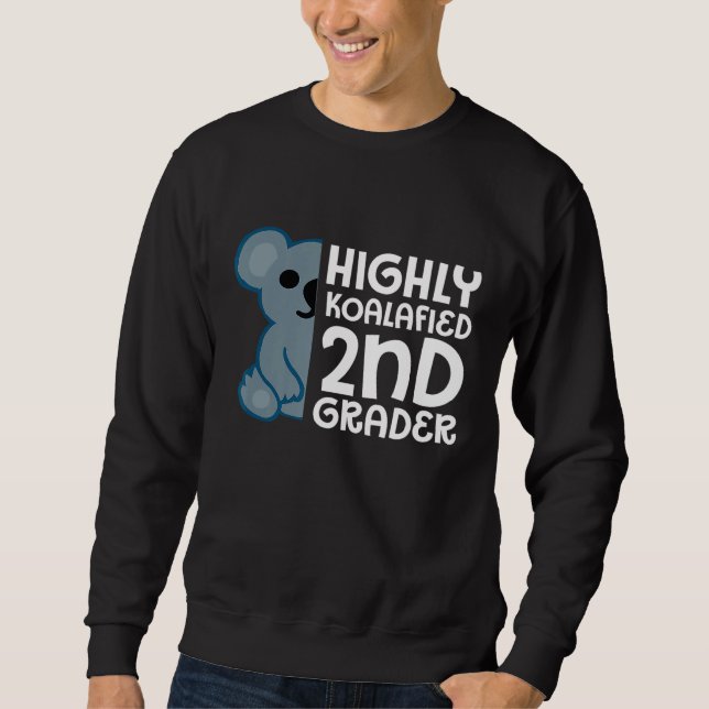 Moletom Segundo Altamente Koalafied Grader Koala Design De (Frente)