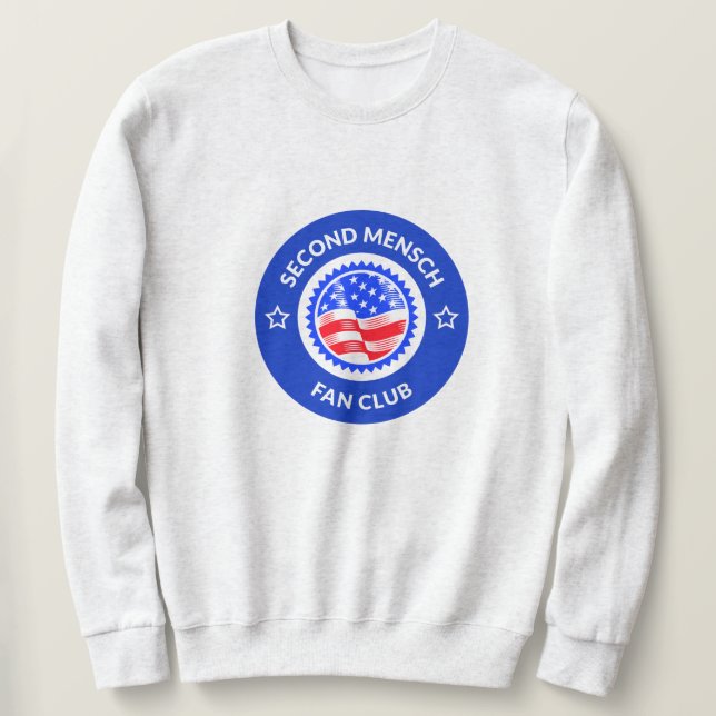 Moletom Segundo Mench Fan Club Jewish SGOTUS Doug Emhoff (Frente do Design)