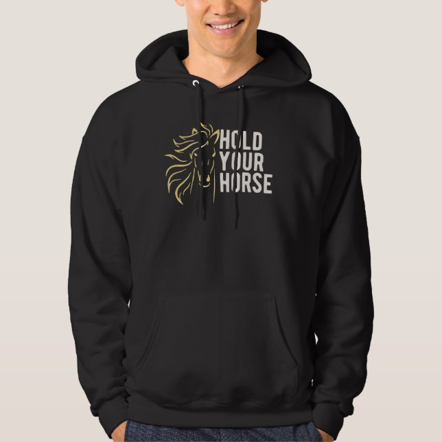 Moletom Segure seus Cavalos (Frente)