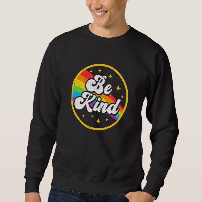Moletom Seja gentil Com O Rainbow Gay Lgbt Pride Ally Supo (Frente)