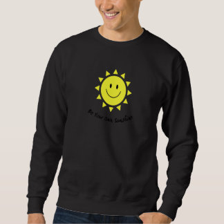Moletom Seja Seu Próprio Sorriso Fofo Rosto Feliz Sorriden