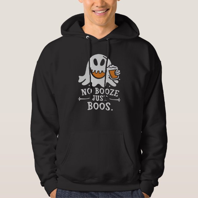 Moletom Sem Booze, Só Boos Halloween (Frente)