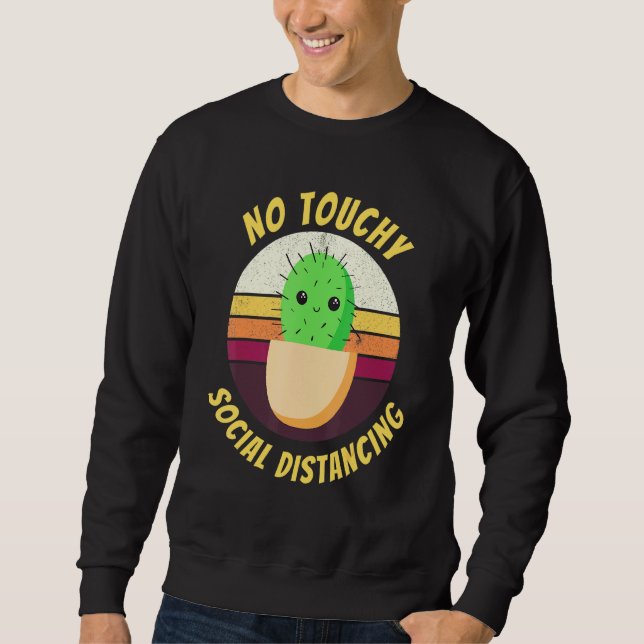 Moletom Sem Distância Social de Cactus Tocante (Frente)