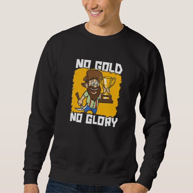 Moletom Sem Dourado Sem Prospectores De Glória Menor Ir (Frente)
