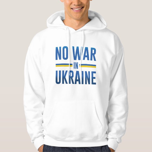 Moletom Sem guerra na Ucrânia (Frente)