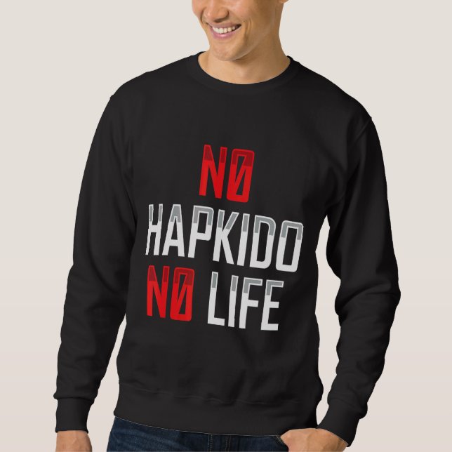 Moletom Sem Hapkido Sem Vida Roupa Marcial Coreano (Frente)