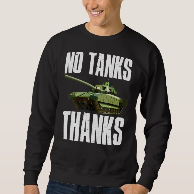 Moletom Sem Obrigados de Tanques (Frente)