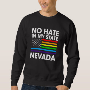 Moletom Sem Ódio No Meu Estado Lgbt Nevada Pride Nv Gay Le