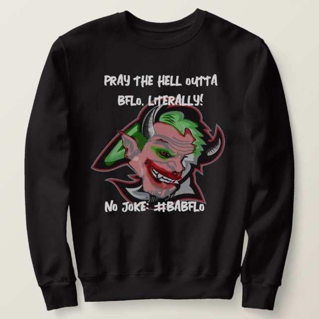 Moletom Sem Piada. #BABFLO (Frente do Design)