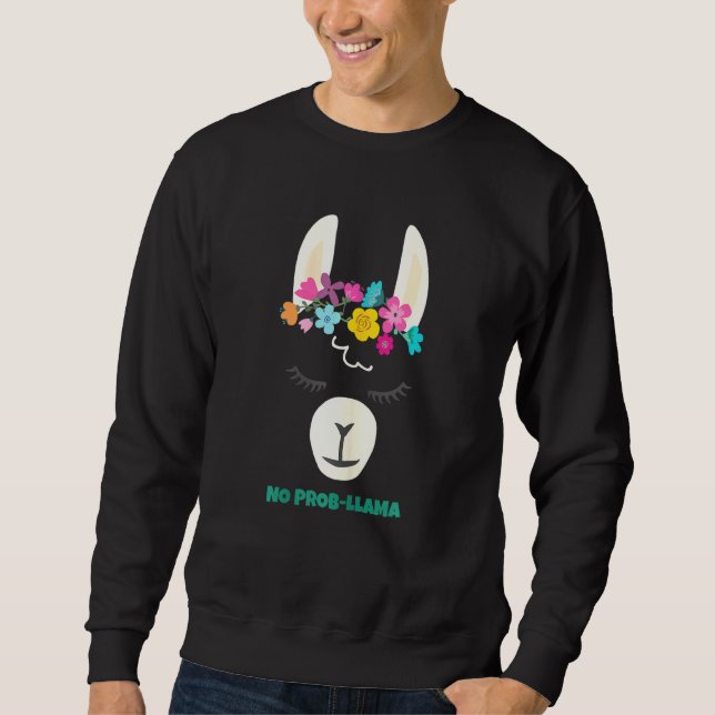 Moletom Sem Prob Llama Funny Llama Alpaca Lover (Frente)
