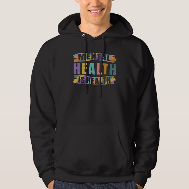 Moletom Semicolon Mental Health Awareness celerrate neurod (Frente)