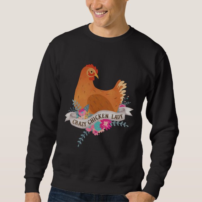 Moletom Senhora de frango louca 59 (Frente)