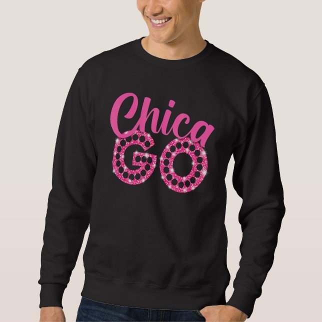 Moletom Senhoras do Vamos Chicago Go (Frente)