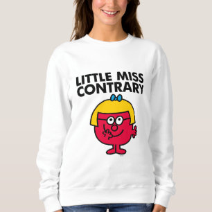 Moletom Senhorita pequena Contrário
