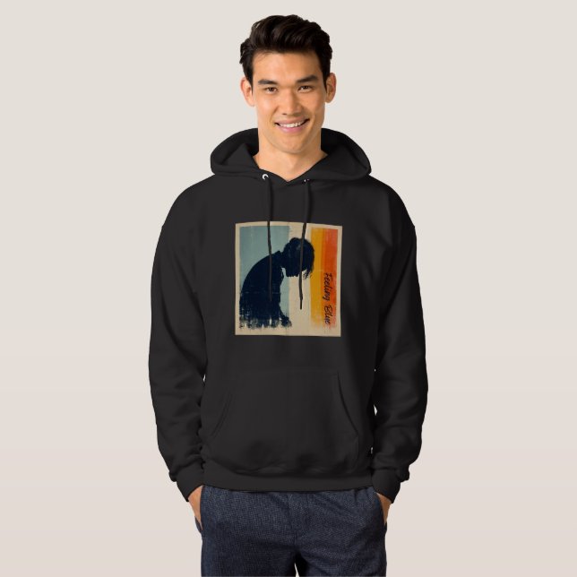 Moletom Sensação de azul - Edição limitada (3) (Frente Completa)