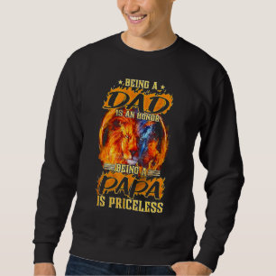 Moletom Ser Pai É Uma Honra Ser Um Papa É Imprestável