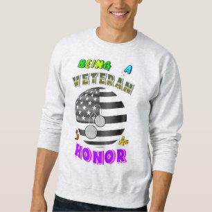 Moletom Ser Veterano É Uma Honra