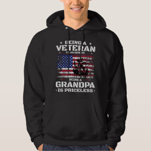 Moletom Ser Veterano É Uma Honra Ser Avô É