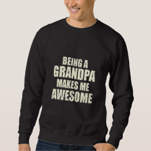 Moletom Ser Vovô Me Faz Uma Incrível Família Avô