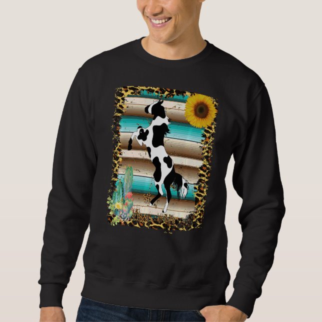 Moletom Serape Horse Boho Sudoeste Estilo Equestre 1 (Frente)