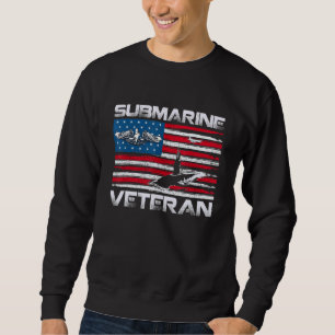 Moletom Serviço Silencioso Submarino Veterano American Fla