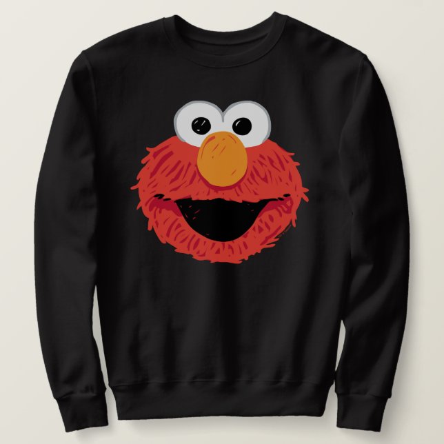 Moletom Sesame Street | Rosto do Elmo (Frente do Design)