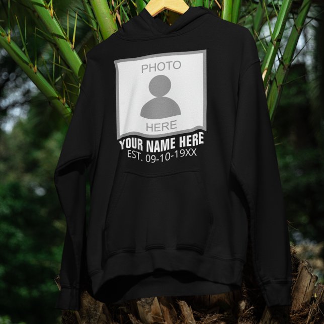 Moletom Seu nome e idade da foto aqui (Criador carregado)