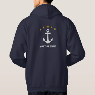 Moletom Seu nome ou nome do barco Anchor Clássico 5 Estre