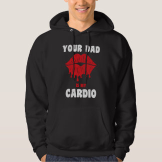 Moletom Seu Pai é meu treino de cardio Lábios suculentos P