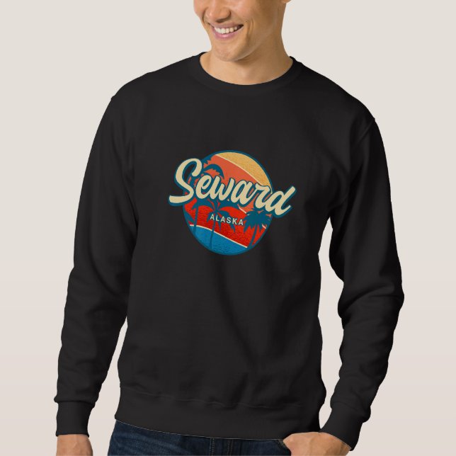 Moletom Seward Alaska Summer Ak Península Tropical do Kena (Frente)