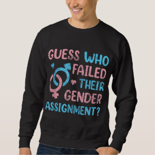 Moletom Sexo Trans Orgulho de Identidade LGBTQ Direito Tra