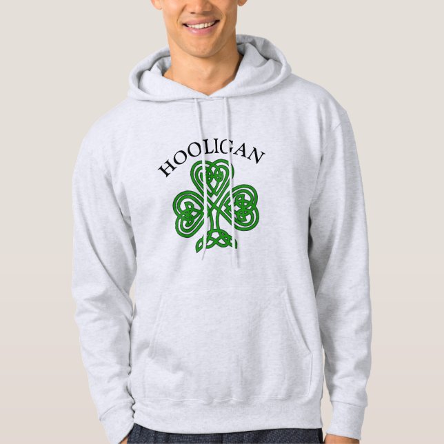 Moletom Shamrock Hooligan Ruas Engraçadas. Dia de Patrick (Frente)