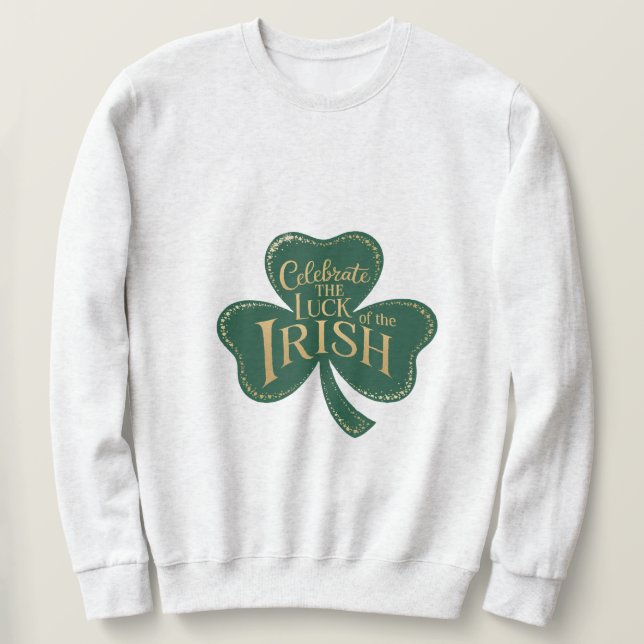 Moletom Shamrock Shimmer (Frente do Design)
