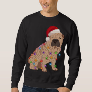Moletom Shar Pei Natal Luz Xmas Cachorro