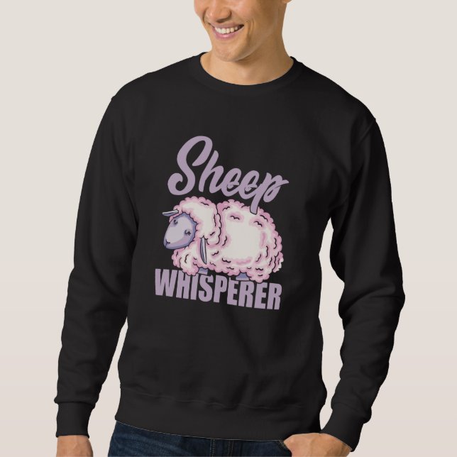 Moletom Sheep Whisperer Sheep Farmer Rancher Sheep  4 (Frente)