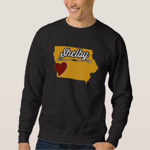 Moletom SHELBY IOWA IA EUA  Lembrancinha Merch Fofa  Cidad