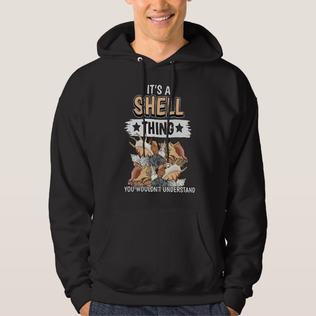 Moletom Shelsel Cita Mussel Clam Seashell É Um Thin Shell (Frente)