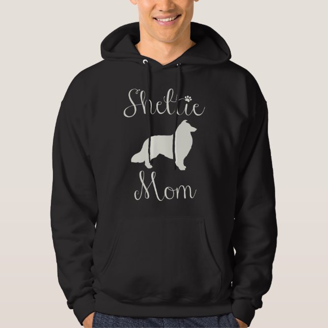Moletom Sheltie, Shelties Roteiro Lindo Sheltie Mãe (Frente)