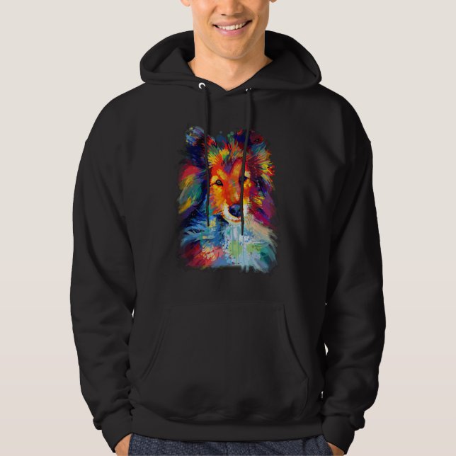 Moletom Sheltie Shetland Sheepdog para uma Mãe Sheltie (Frente)