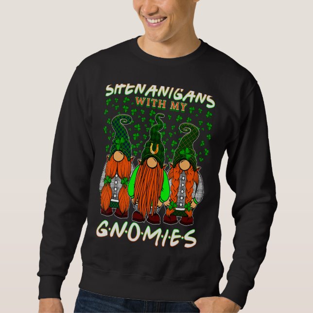 Moletom Shenanigans Com Minha Rua De Gnomos. (Frente)