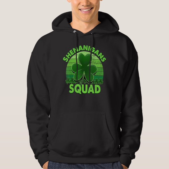 Moletom Shenanigans Squad Dia de São Patrício Engraçado Co (Frente)