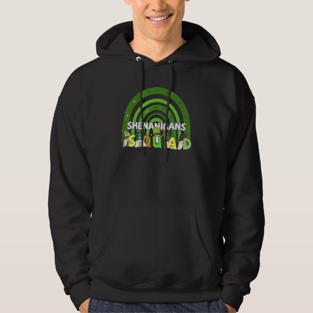 Moletom Shenanigans squad irish gnomes rainbow st patrick' (Frente)